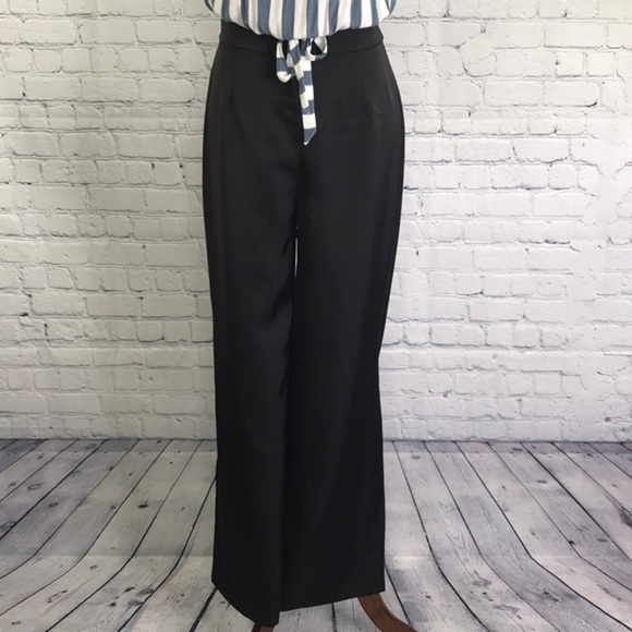 BB DAKOTA Baby Please Wide Leg Satin Pants sz 4 - Picture 4 of 11